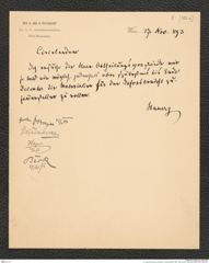 k.k. naturhistorisches Hofmuseum, Intendanzakten 1885-1896 (Hauer), Aktenzahl Z.582.a/1893, Seite -a01
